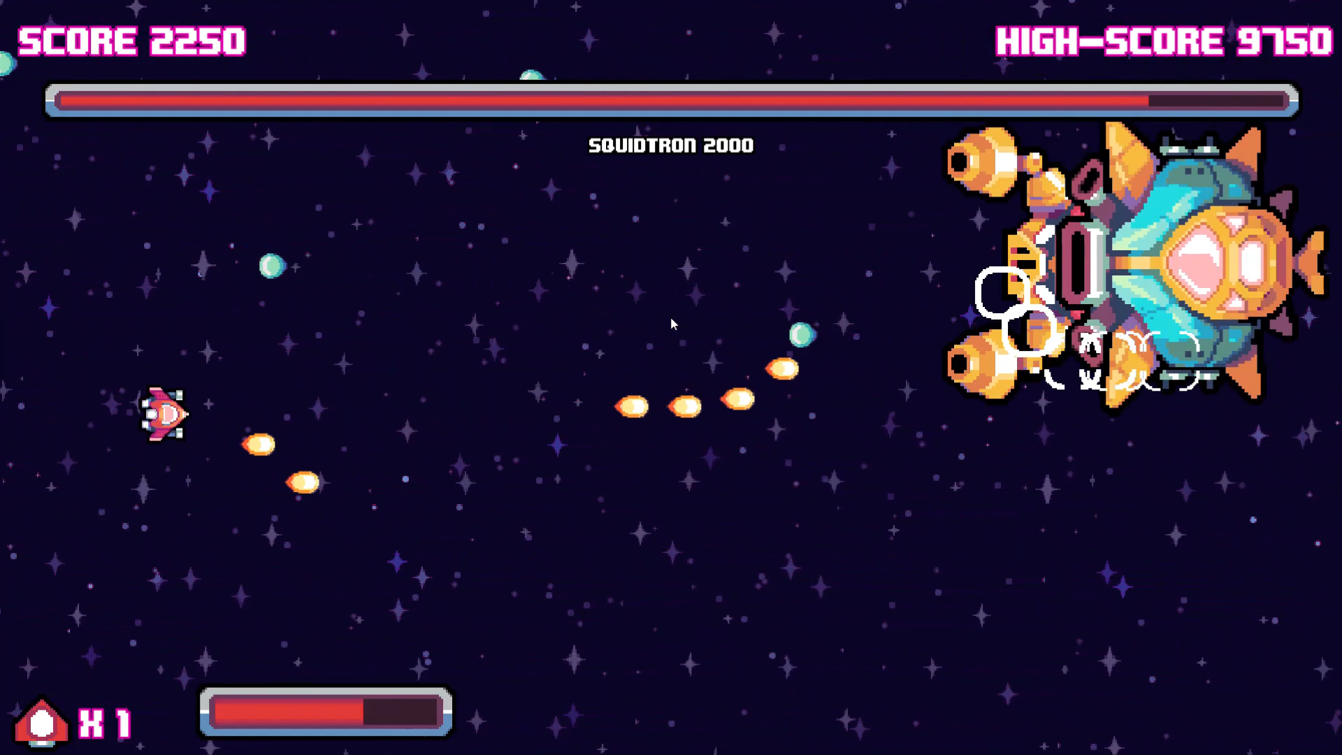 Space Shooter boss battle