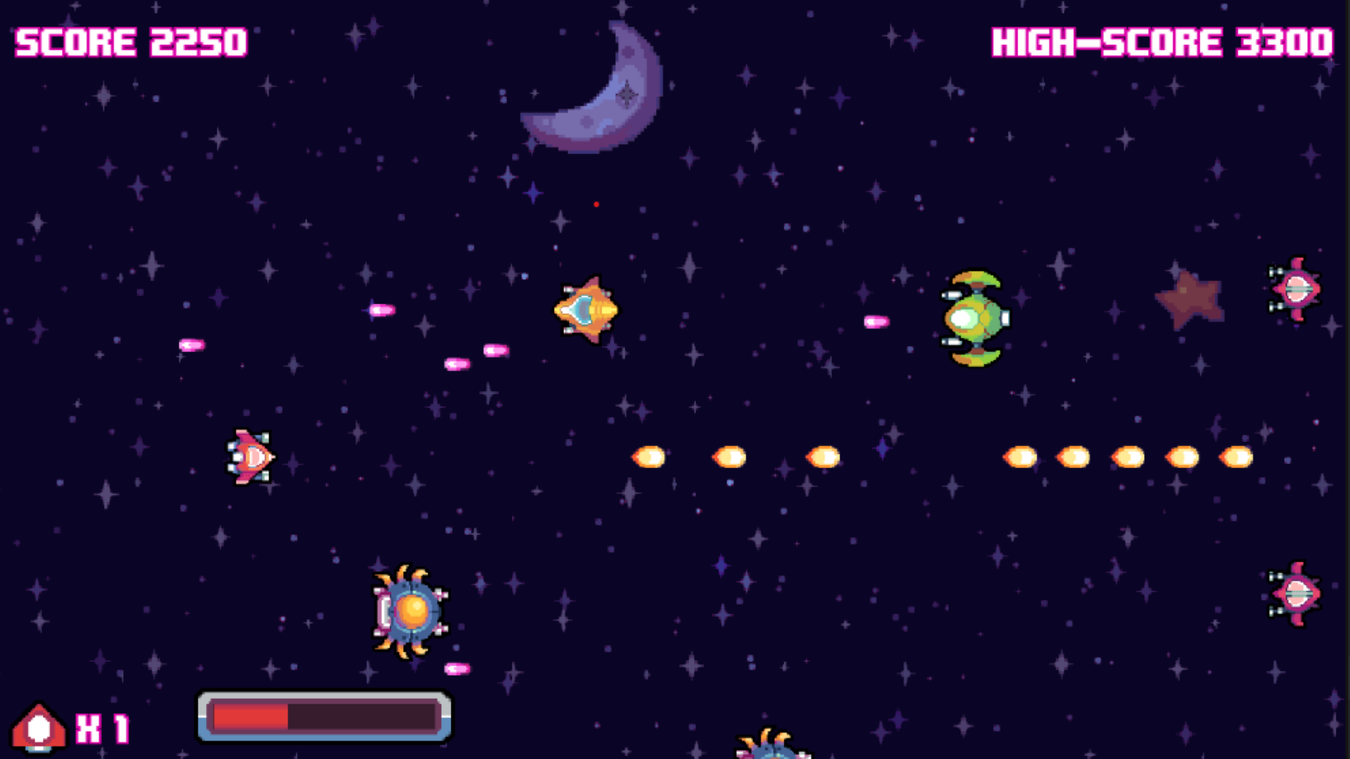 Space Shooter gameplay